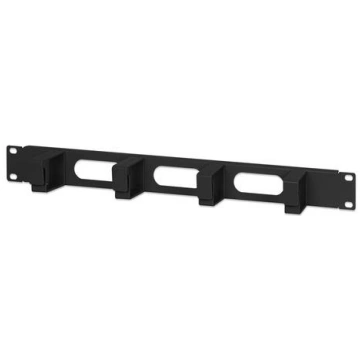 Intellinet Cable management 1U, 4 small plastic ri