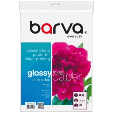 Photo Paper Barva Everyday Glossy 230 g/m², A4, 20