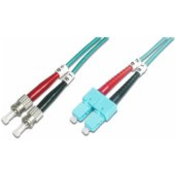 DIGITUS ST/ SC Fiber Optic Multimode Patch Cord OM
