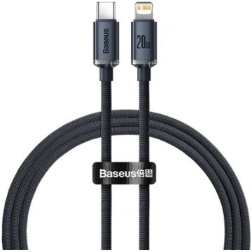 Kabelis Baseus USB Type-C Male - Lightning 1.2m Bl