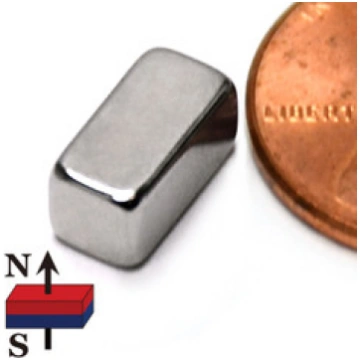 N52 Neodymium Bar Magnet 3/8x1/8x1/8" 3.2 LB Pull 