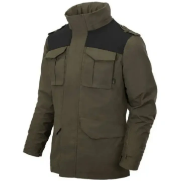Helikon-Tex Covert M65 jaka – taigas zaļa / melna