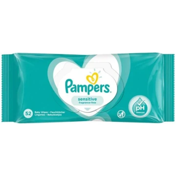 Pampers Sensitive Baby Wipes 52 per pack