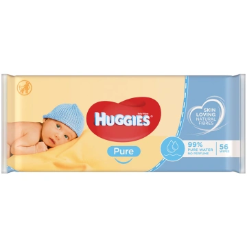 Huggies Pure mitrās salvetes 56gb