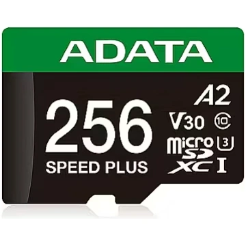 ADATA Speed Plus, microSDXC, 256GB (UD256GUI3V30A2