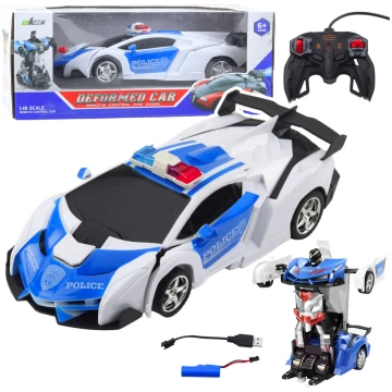 Auto Robots 2in1 Police Remote Controlled Police C