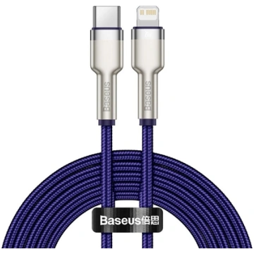 Kabel USB Baseus USB-C - Lightning 2 m Fioletowy (