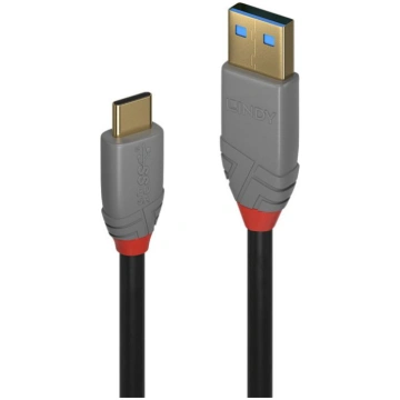 Lindy 1m USB 3.2 Type A to C Cable 10Gbps 5A PD An