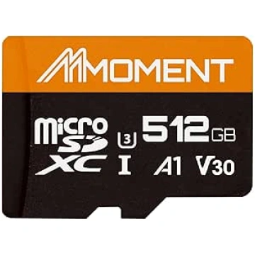 MMOMENT 512GB Micro SDXC karte, A1, UHS-I, U3, 10.