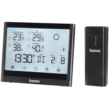Hama Wetterstation Full Touch Black (00186421) 404