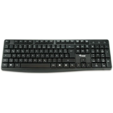 Equip Kabelgebundene USB Keyboard schwarz deutsch 