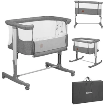 Lionelo Aurora 3-in-1 Baby Bed up to 9 kg, Side Be