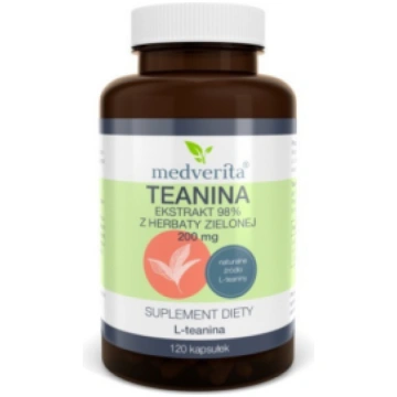 L-Theanine 200 mg Medverita 120 caps