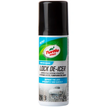 TURTLE WAX Lock De-Icer slēdzeņu atsaldētājs, 50ml
