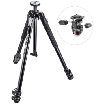 Manfrotto 190X Tripod With 804 3-Way Head and Quic