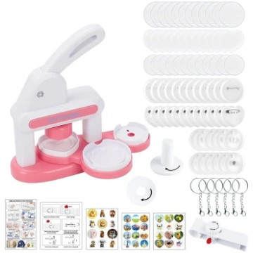 Longzhuo Badge Maker Machine Button Maker Kit Pin 