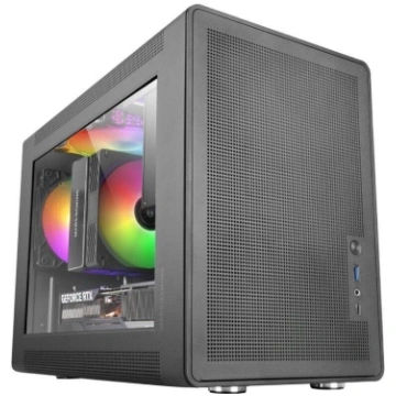 Mars Gaming MCXPS mATX Ultra-Compact Gaming PC Cas