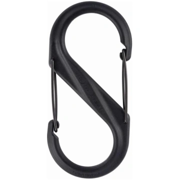 Karabīne NITE IZE S-Biner Dual #8 plastmasa melna 