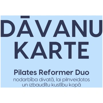Dāvanu karte - Divām personām Pilates Reformer nod
