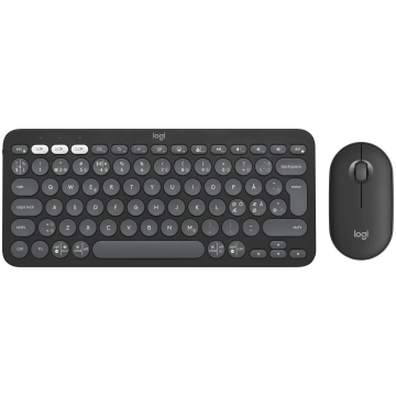 LOGITECH Pebble 2 Combo keyboard and mouse, grey (