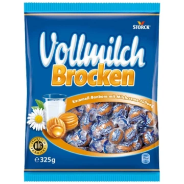 Stork Vollmilch Brocken, karameļu konfektes pildīt