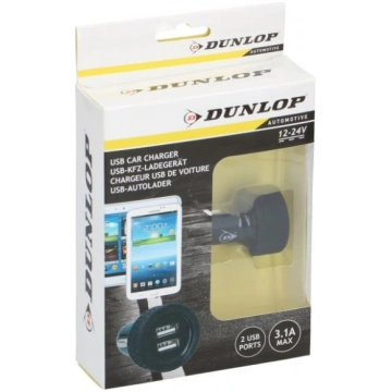 Automašīnas lādētājs ar diviem USB portiem 12V/24V