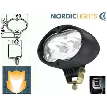 Papildu tālās gaismas lukturis LED NORDIC