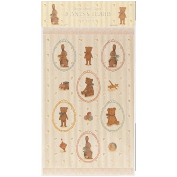 Uzlīmju komplekts 24 pcs. - Maileg - Bunnies and T