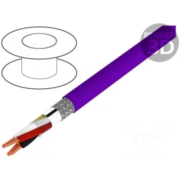Wire | EiB/KNX | 2x2x0,8mm2 | solid | Cu | FRNC | 