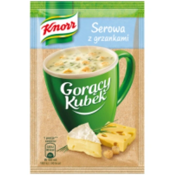 KNORR siera zupa ar maizes grauzdiņiem Polija 22g(