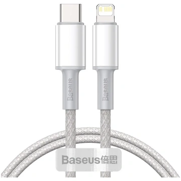 Baseus CATLGD-02 lightning cable 1 m White