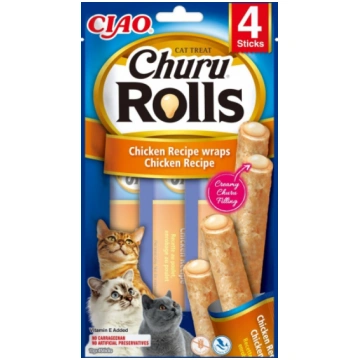 INABA Churu Rolls Chicken recipe wraps - cat treat