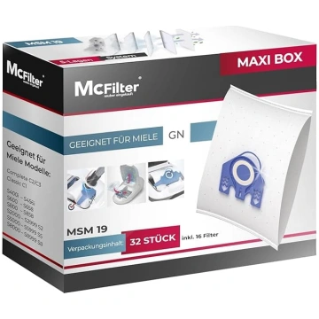McFilter 32 putekļu sūcēju maisiņi Miele putekļu s