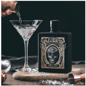 Gin Amuerte Black 43% FrescoDiVigna.com