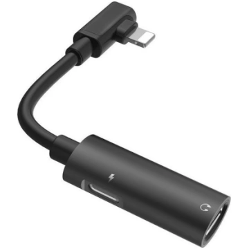 Adapter USB Hoco LS18 Lightning - Jack 3.5mm + USB