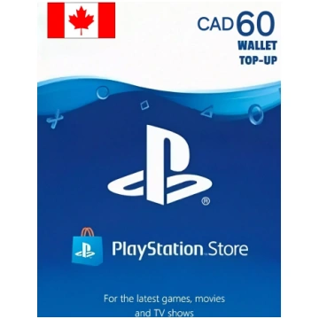 Canada PSN 60 CAD Gift Card Sony