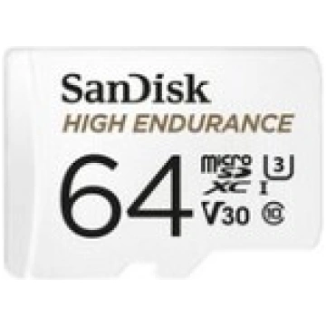 SanDisk High Endurance microSDXC 64GB V30 + Adapte
