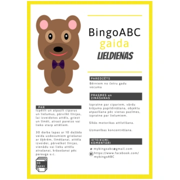 BingoABC gaida Lieldienas