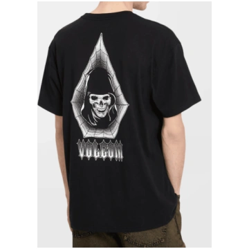 VOLCOM Gamma Doom Sst Black t-krekls