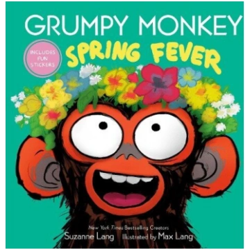 Grumpy Monkey Spring Fever: Includes Fun Stickers!