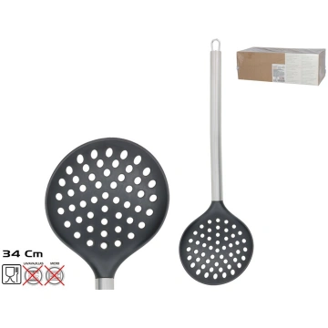 Putu karote Kitchen&GO, 34 cm, melns krās./sudraba