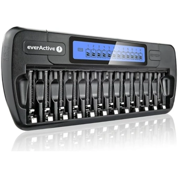 everActive NC-1200 lādētājs 12 AAA AA tipa akumula