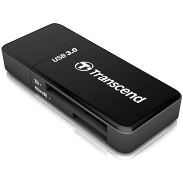 Transcend RDF5 USB 3.0 memory card reader, black (
