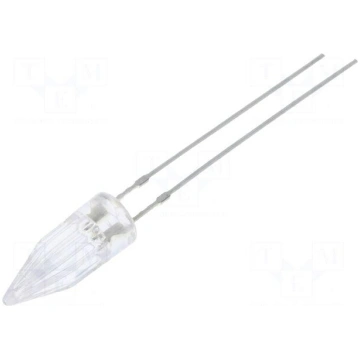 LED | blue | 5mm | candle light effect | 150÷220mc