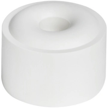 Durvju atbalsts Barcz, 4 cm x 2.5 cm, gumija, balt