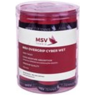 MSV Cyber Wet Overgrip red 24P