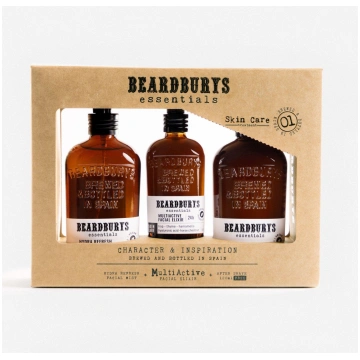 Beardburys Essentials Facial Kit 3 Products sejas