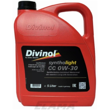 Eļļa 0W30 Divinol Syntholight CC 0W-30 5L