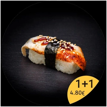 6. Unagi nigiri