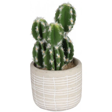 Mākslīgais augs podiņā, kaktuss Splendid Cactus, g